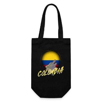 Colombia - Gift Bag for Bottles - black - Front