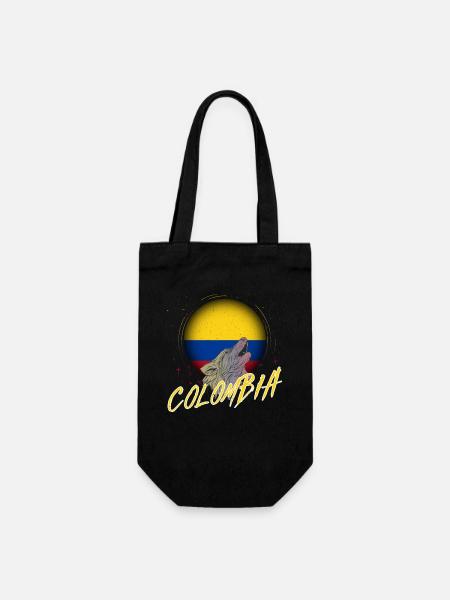 Colombia - Gift Bag for Bottles - black