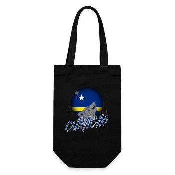 Curaçao - Geschenkbeutel für Flaschen - Schwarz - Vorne