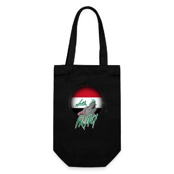 Iraq - Gift Bag for Bottles - black - Front
