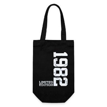 44TH BIRTHDAY LIMITED EDITION 1982 - Gift Bag for Bottles - black - Front