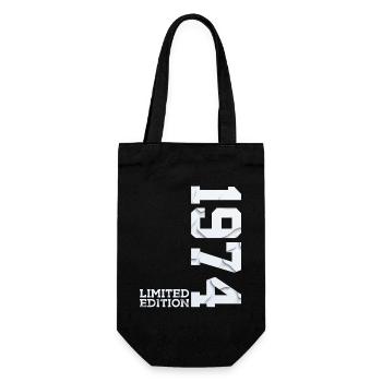 52ND BIRTHDAY LIMITED EDITION 1974 - Gift Bag for Bottles - black - Front