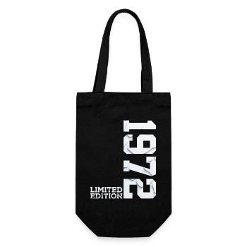 54TH BIRTHDAY LIMITED EDITION 1972 - Gift Bag for Bottles - black - Front