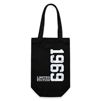 57TH BIRTHDAY LIMITED EDITION 1969 - Gift Bag for Bottles - black - Front