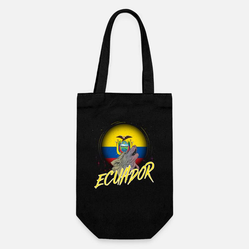 Équateur - Sac à bouteille - noir