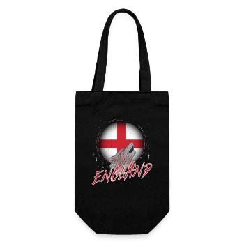 England - Geschenkbeutel für Flaschen - Schwarz - Vorne