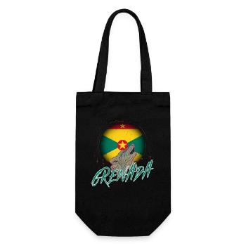 Grenada - Gift Bag for Bottles - black - Front