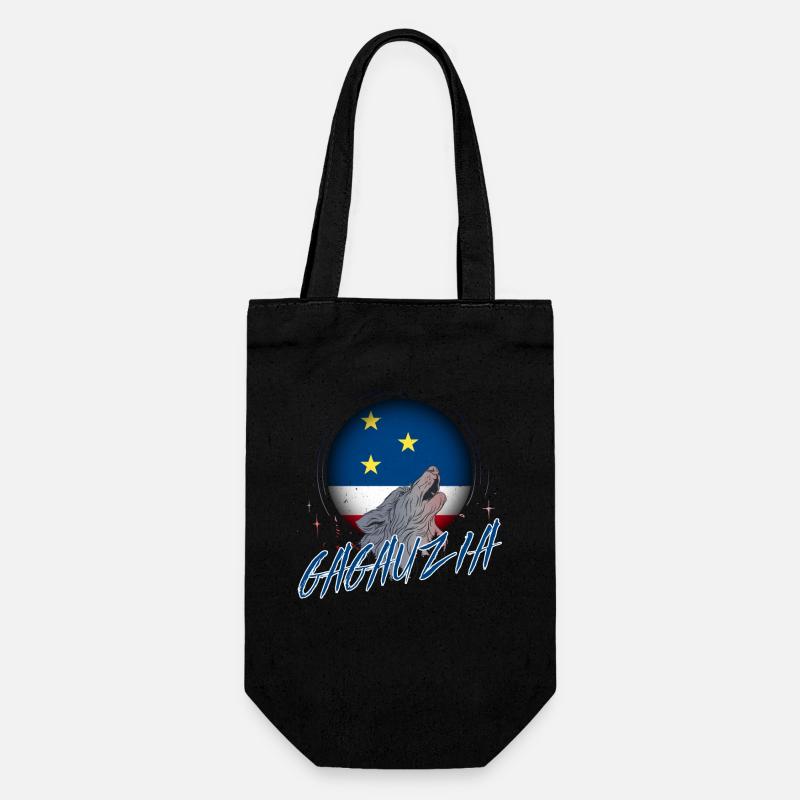Gagausien - Geschenkbeutel für Flaschen - Schwarz