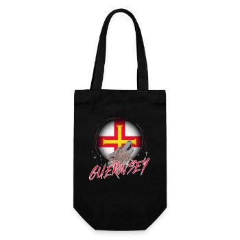 Guernsey - Gift Bag for Bottles - black - Front