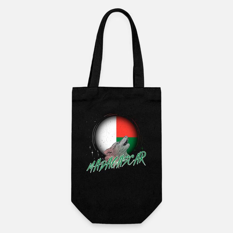 Madagascar - Gift Bag for Bottles - black
