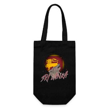 Sri Lanka - Gift Bag for Bottles - black - Front