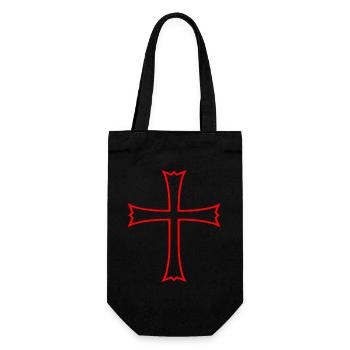 Croix - Sac à bouteille - noir - Devant