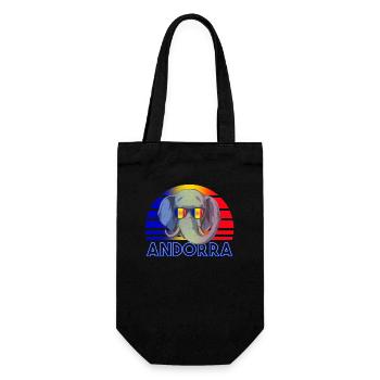 Andorra - Gift Bag for Bottles - black - Front
