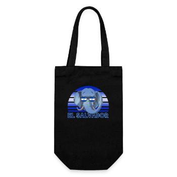 El Salvador - Gift Bag for Bottles - black - Front