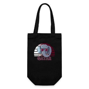 Qatar - Gift Bag for Bottles - black - Front