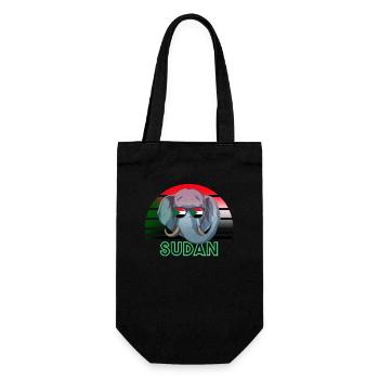 Sudan - Gift Bag for Bottles - black - Front