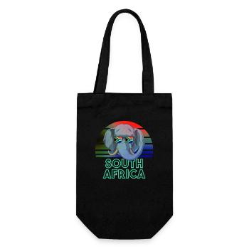 South Africa - Gift Bag for Bottles - black - Front