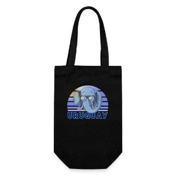Uruguay - Gift Bag for Bottles - black - Front