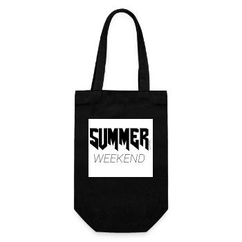 SUMMER WEEKEND - Geschenkbeutel für Flaschen - Schwarz - Vorne