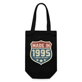 1995 Vintage né anniversaire Vintage cadeau - Sac à bouteille - noir - Devant