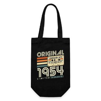 Original 1954 Vintage Vintage Rétro Anniversaire - Sac à bouteille - noir - Devant