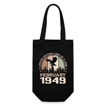 Incomparable depuis février 1949, 75e Anniversaire - Sac à bouteille - noir - Devant
