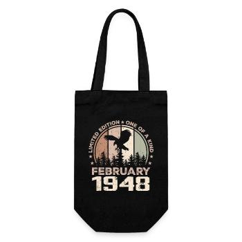 Incomparable depuis février 1948, 76e Anniversaire - Sac à bouteille - noir - Devant