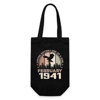 Incomparable depuis février 1941, 83e Anniversaire - Sac à bouteille - noir - Devant