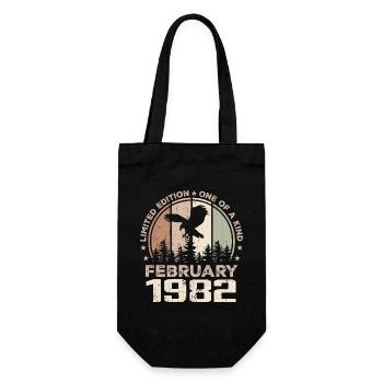 Incomparable depuis février 1982, 42e Anniversaire - Sac à bouteille - noir - Devant