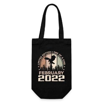 Incomparable depuis février 2022, 2e Anniversaire - Sac à bouteille - noir - Devant