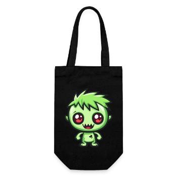 Zombie Halloween Gruselig Comic - Geschenkbeutel für Flaschen - Schwarz - Vorne
