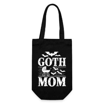 Goth Mom! Alt Aesthetic Goth Mommy Emo - Geschenkbeutel für Flaschen - Schwarz - Vorne