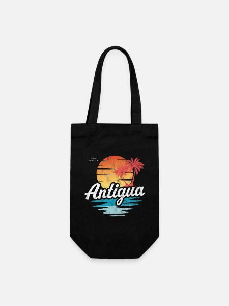 Antigua - Gift Bag for Bottles - black