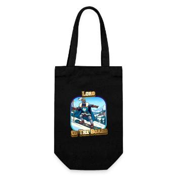Lord Of The Board - Geschenkbeutel für Flaschen - Schwarz - Vorne