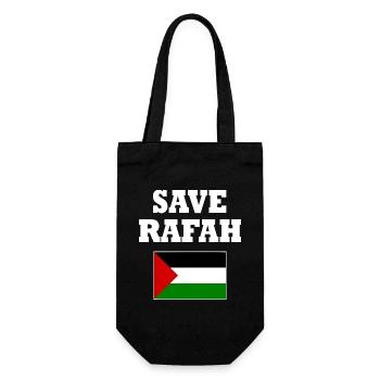 Save rafah - Sac à bouteille - noir - Devant
