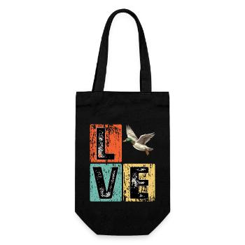 Retro Duck Hunt Duck Bird Lover Duck Hunter - Sac à bouteille - noir - Devant