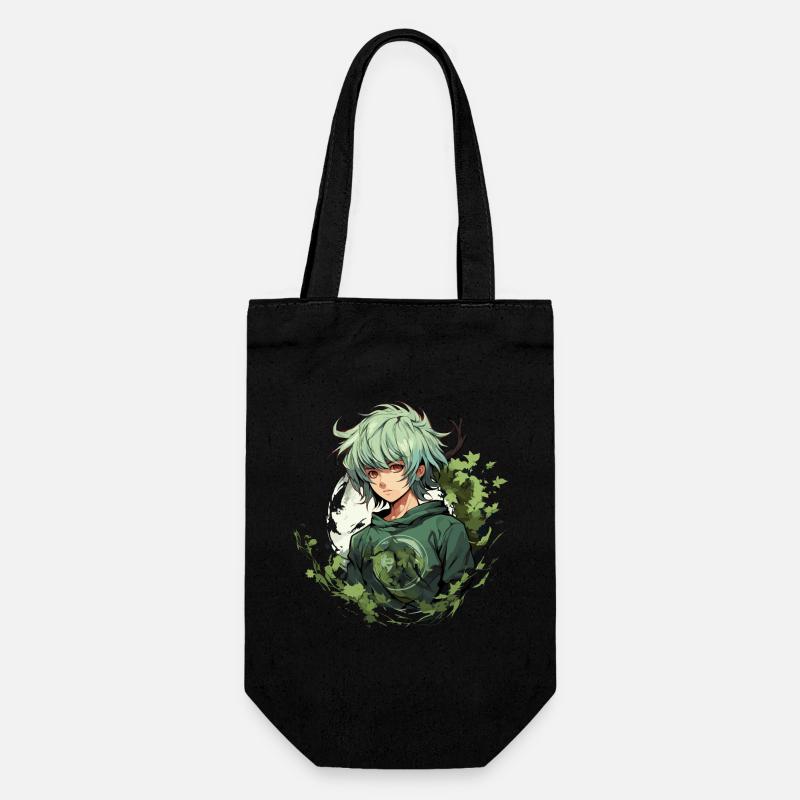 Manga Boy Design - Sac à bouteille - noir
