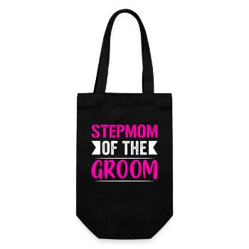 Belle-mère du marié cadeaux maman mariée mariage marié - Sac à bouteille - noir - Devant
