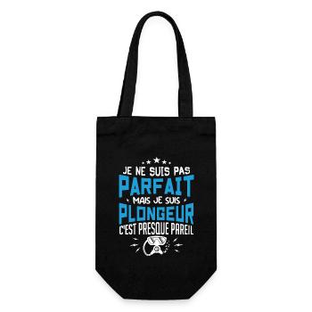 I'm a diver - Diver Scuba Diving - Gift Bag for Bottles - black - Front