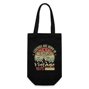 Août 1975 Anniversaire 1975 - Légendes Août 1975 - Sac à bouteille - noir - Devant