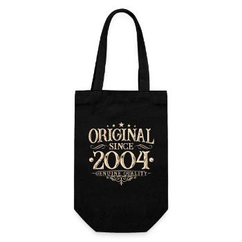Original depuis 2004 Vintage Vintage Anniversaire - Sac à bouteille - noir - Devant
