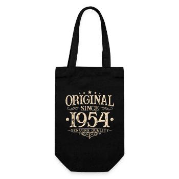 Original depuis 1954 Vintage Vintage anniversaire - Sac à bouteille - noir - Devant