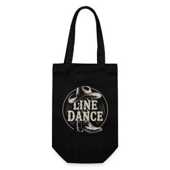 Line Dance Group Training My Dance Sport - Gift Bag for Bottles - black - Front