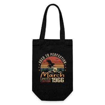 Les Légendes Sont Nées en Mars 1966 Vintage Retro - Sac à bouteille - noir - Devant