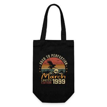 Les Légendes Sont Nées en Mars 1999 Vintage Retro - Sac à bouteille - noir - Devant