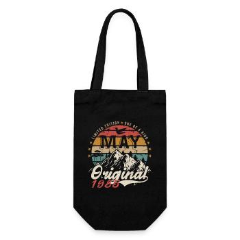 Mai 1985 Cadeau D'anniversaire Mai 1985 Original - Sac à bouteille - noir - Devant