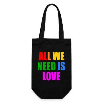 all we need is love - Sac à bouteille - noir - Devant