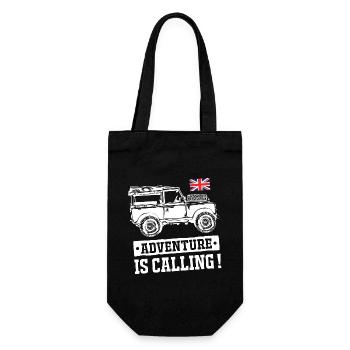 Landy Adventure is Calling - Gift Bag for Bottles - black - Front