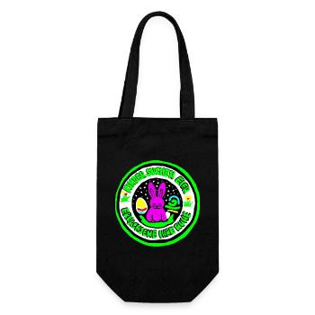 Easter for grown-ups - Gift Bag for Bottles - black - Front