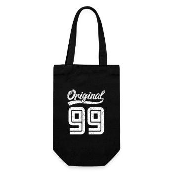 1999 Original 99 geboren 1999 - Geschenkbeutel für Flaschen - Schwarz - Vorne